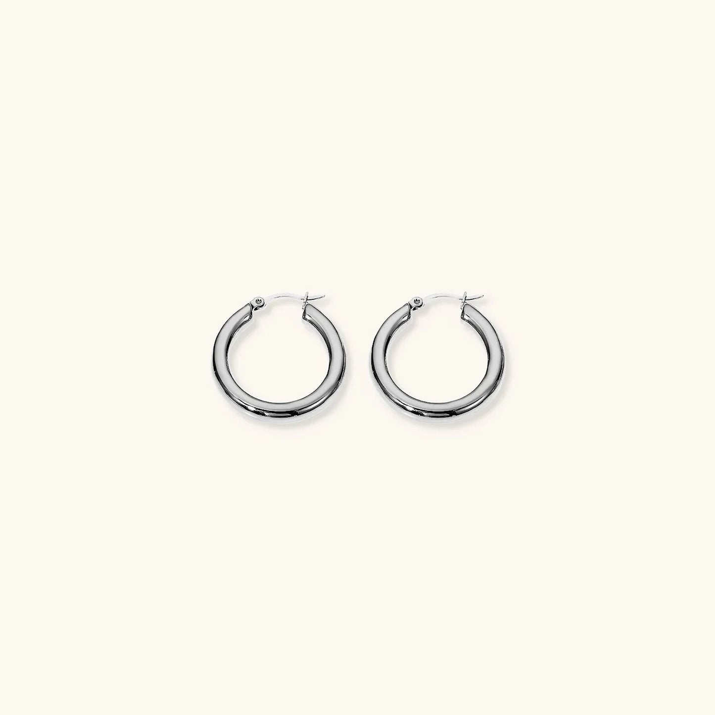 [ElanLuxe]Wide Hoop Earrings