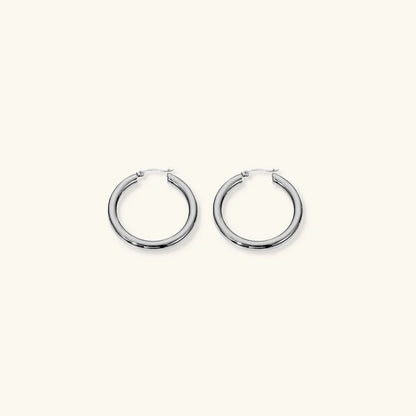 [ElanLuxe]Wide Hoop Earrings