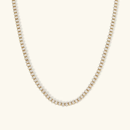 [ElanLuxe]Wisteria Diamond Tennis Necklace