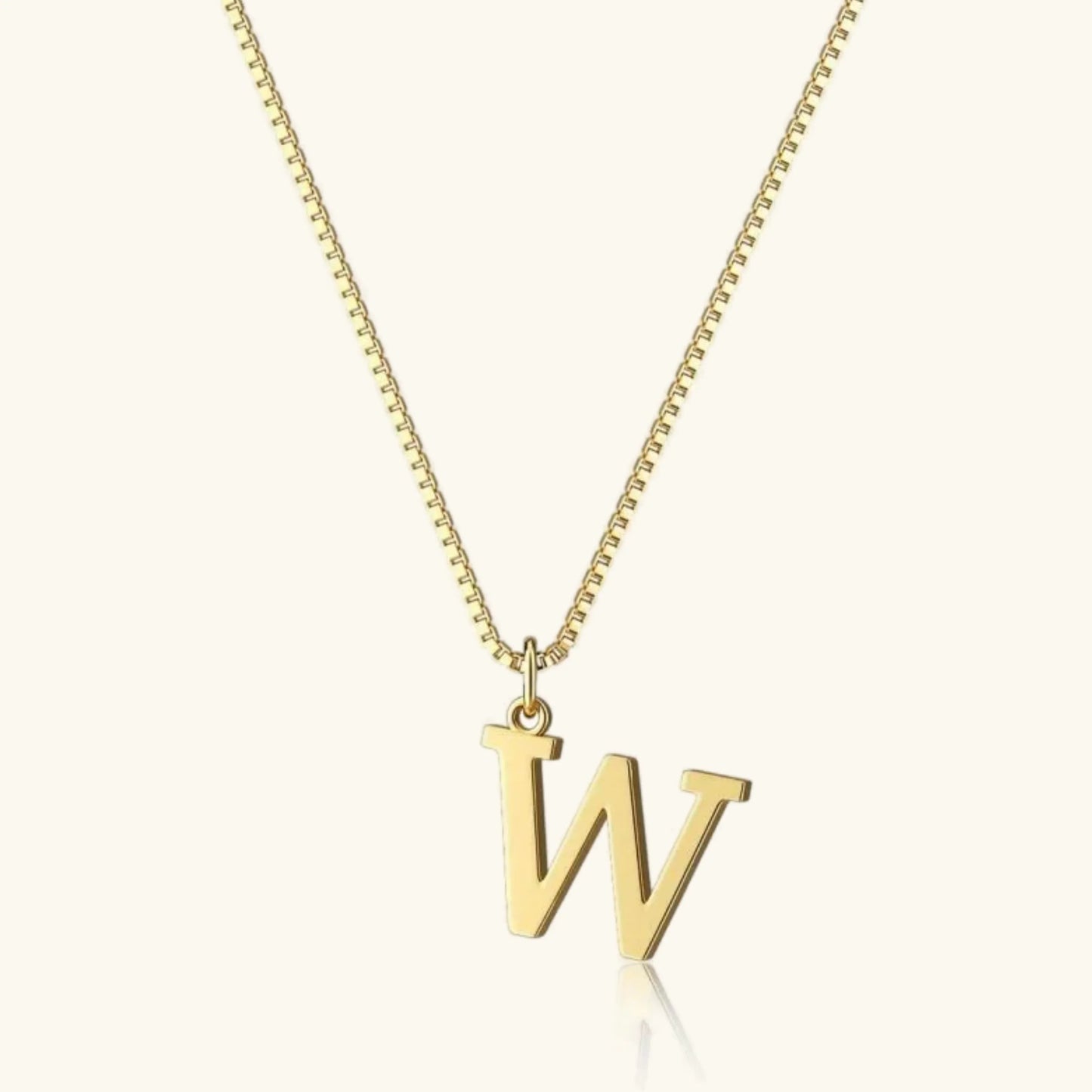 [ElanLuxe]Therese Letter Initial Gold Necklace