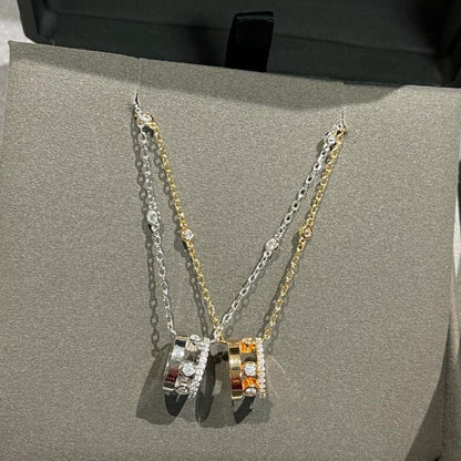 [ElanLuxe Jewelry]CHAIN MOVE ROMANE PEDAND NECKLACE