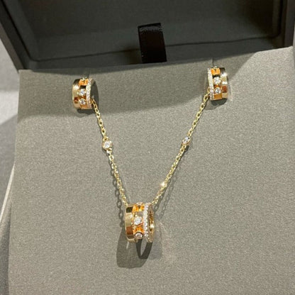 [ElanLuxe Jewelry]CHAIN MOVE ROMANE PEDAND NECKLACE