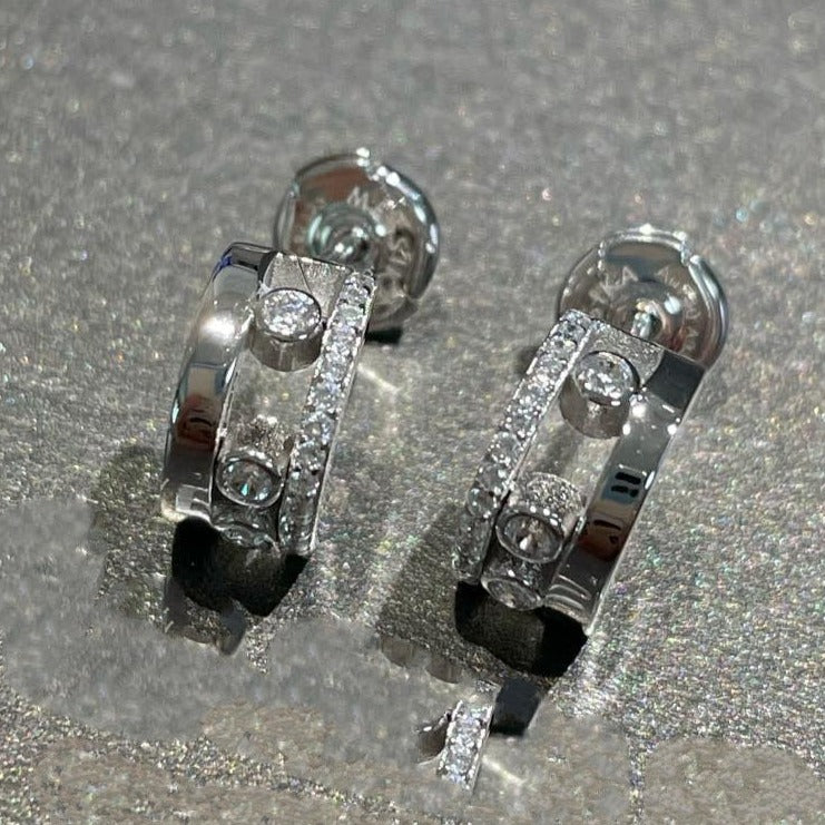 [ElanLuxe Jewelry]MOVE ROMANE EARRINGS DIAMOND