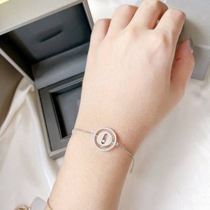 [ElanLuxe Jewelry]LUCKY MOVE PAVED DIAMOND BRACELET