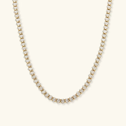 [ElanLuxe]Wisteria Diamond Tennis Necklace