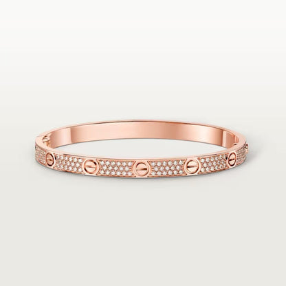 [ElanLuxe Jewelry]LOVE BRACELET 4.8MM DIAMOND-PAVED