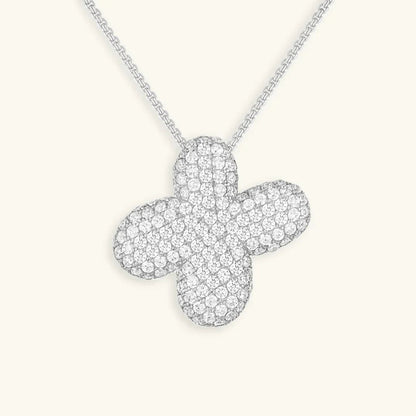 [ElanLuxe]Bubble Initial Diamond Necklace