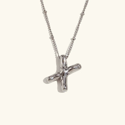 [ElanLuxe]Balloon Gold Initial Necklace