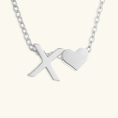 [ElanLuxe]Ria Initial Letter Gold Necklace