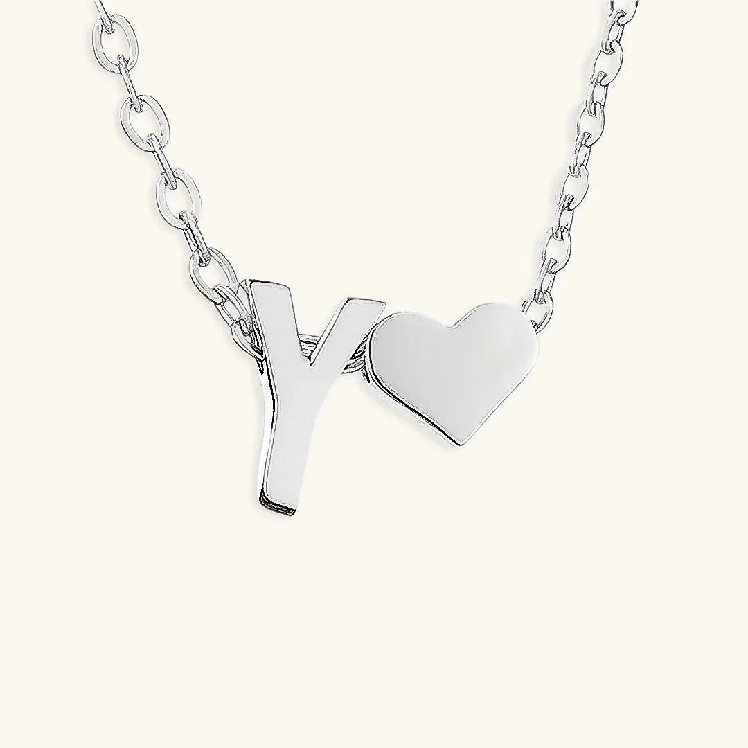 [ElanLuxe]Ria Initial Letter Gold Necklace