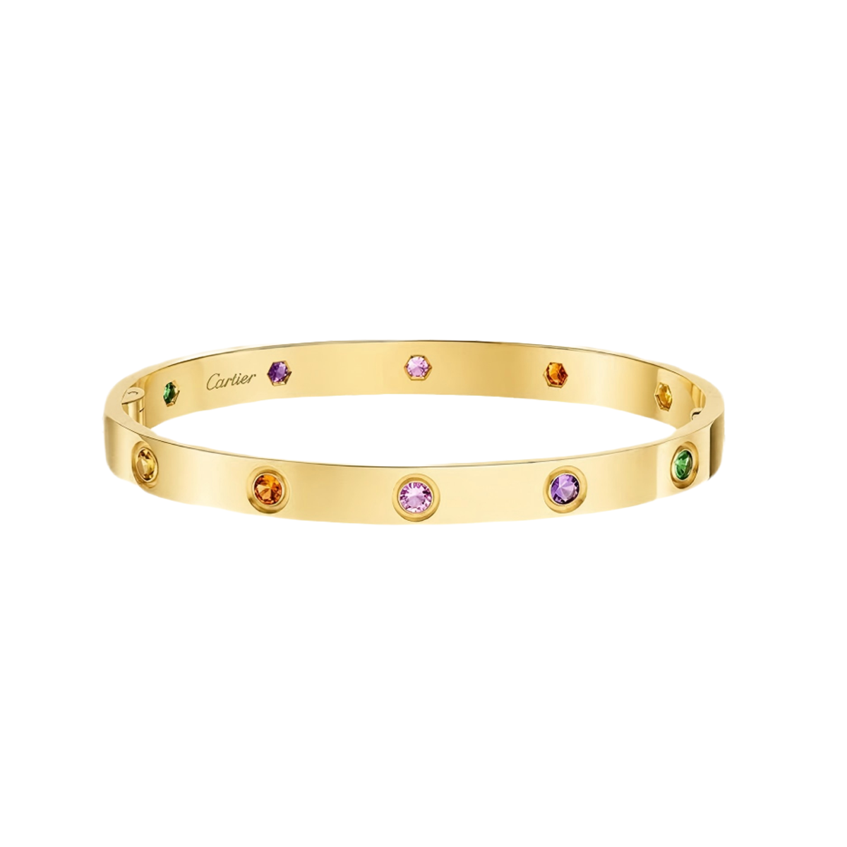 [ElanLuxe Jewelry]2026 RAINBOW LOVE BRACELET 6.1MM  10 DIAMONDS