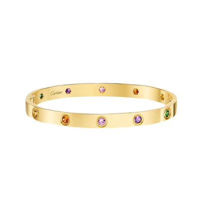 [ElanLuxe Jewelry]2026 RAINBOW LOVE BRACELET 6.1MM  10 DIAMONDS