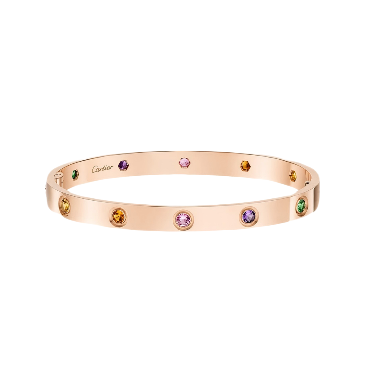 [ElanLuxe Jewelry]2026 RAINBOW LOVE BRACELET 6.1MM  10 DIAMONDS