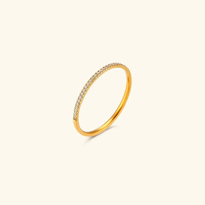 [ElanLuxe]Zarra Paved Gold Ring