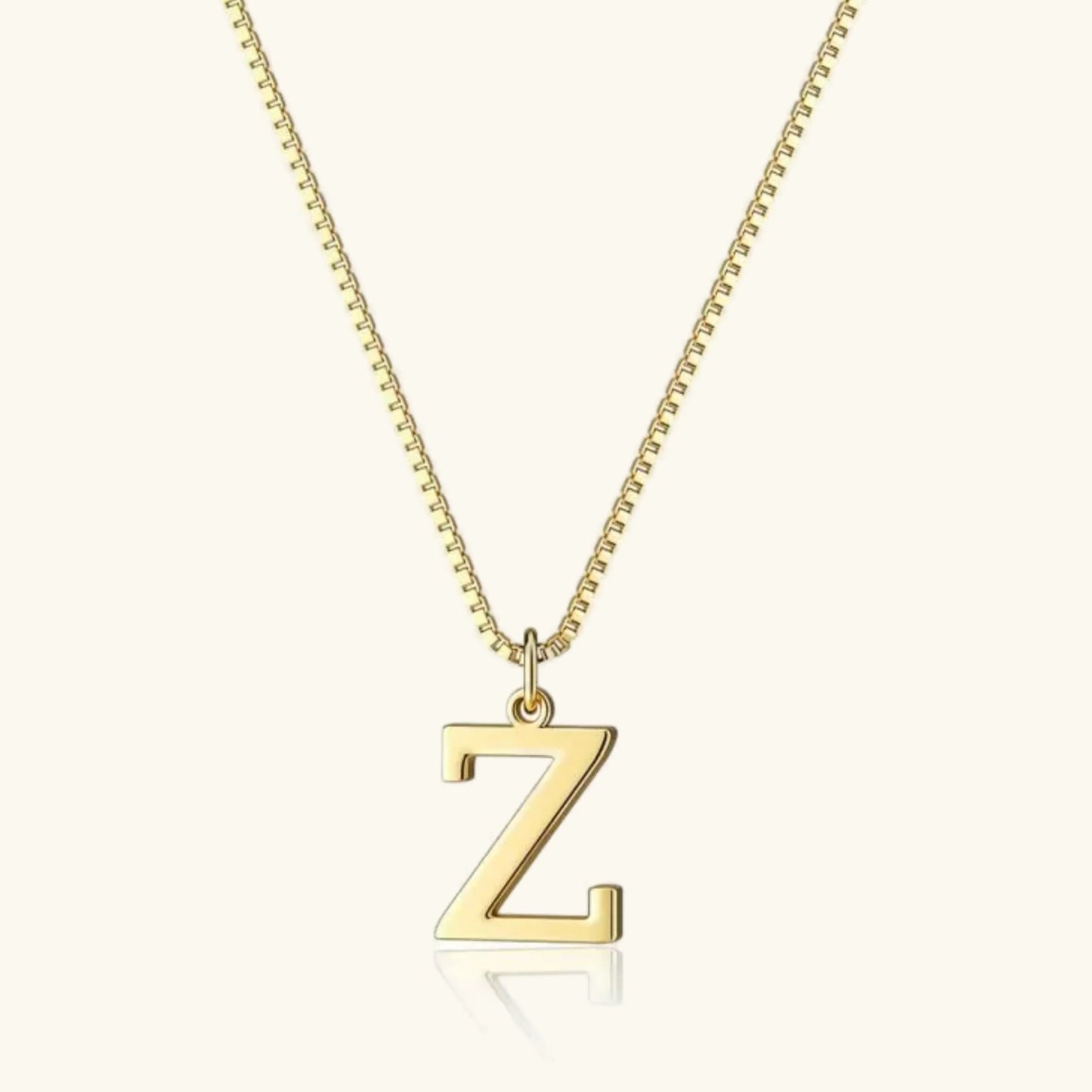 [ElanLuxe]Therese Letter Initial Gold Necklace