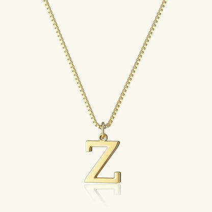 [ElanLuxe]Therese Letter Initial Gold Necklace