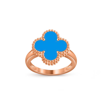 [ElanLuxe Jewelry]CLOVER RING ROSE GOLD COLLECTION