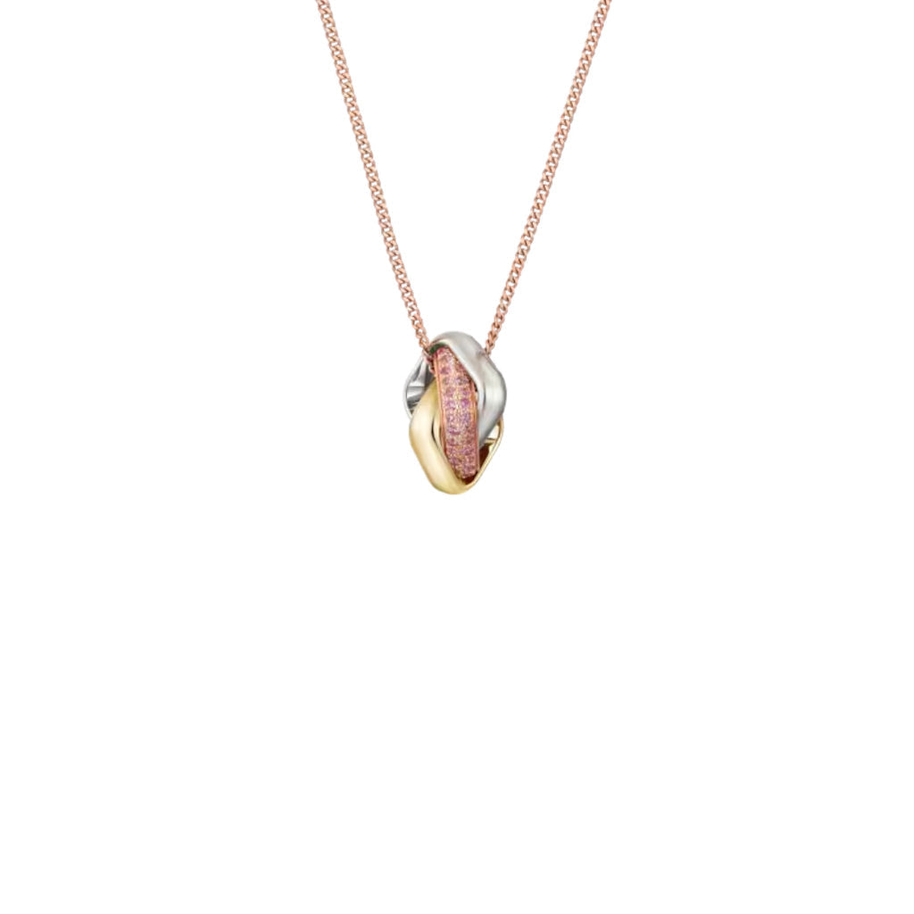 [ElanLuxe Jewelry]TRINITY CUSHION NECKLACE COLLECTION