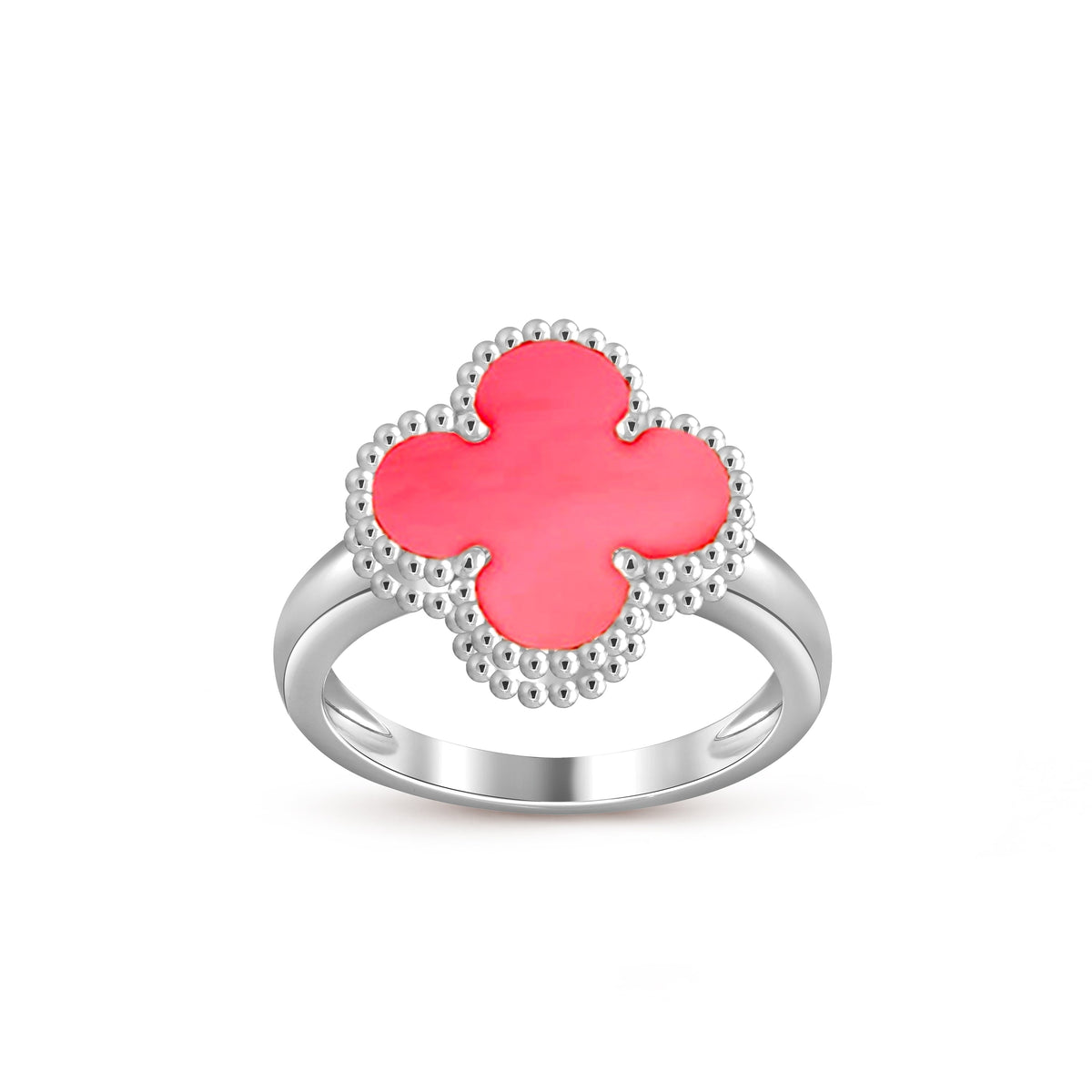 [ElanLuxe Jewelry]CLOVER SILVER RING COLLECTION