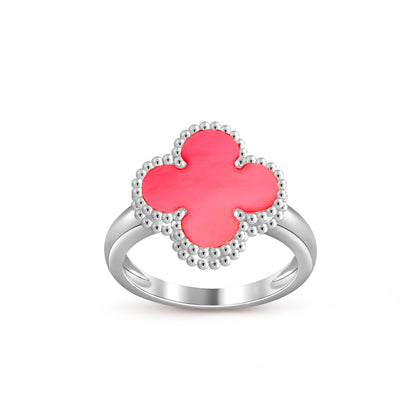 [ElanLuxe Jewelry]CLOVER SILVER RING COLLECTION