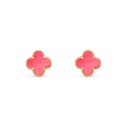 [ElanLuxe Jewelry]CLOVER 15MM EARRINGS COLLECTION