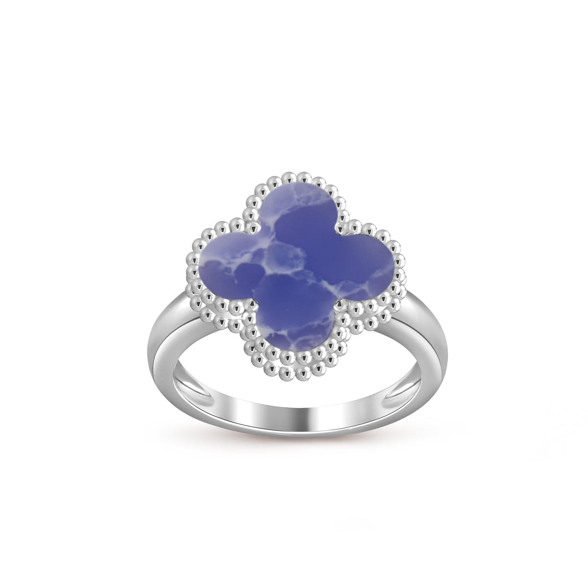 [ElanLuxe Jewelry]CLOVER SILVER RING COLLECTION