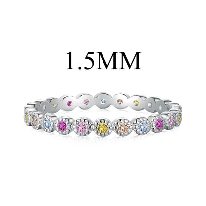[ElanLuxe Jewelry]Radiant Sparkling Round Cut Daily Ring