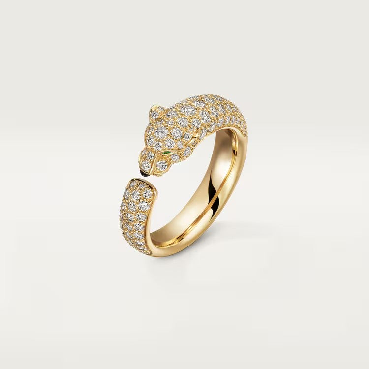 [ElanLuxe Jewelry]PANTHERE FULL DIAMOND SMALL RING