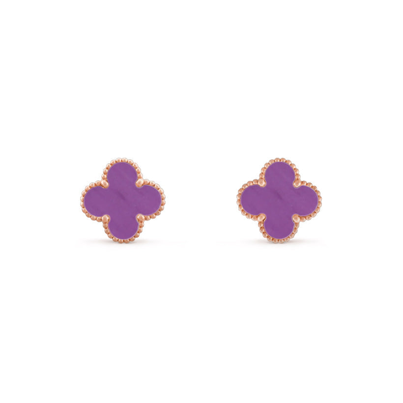 [ElanLuxe Jewelry]CLOVER 15MM EARRINGS COLLECTION