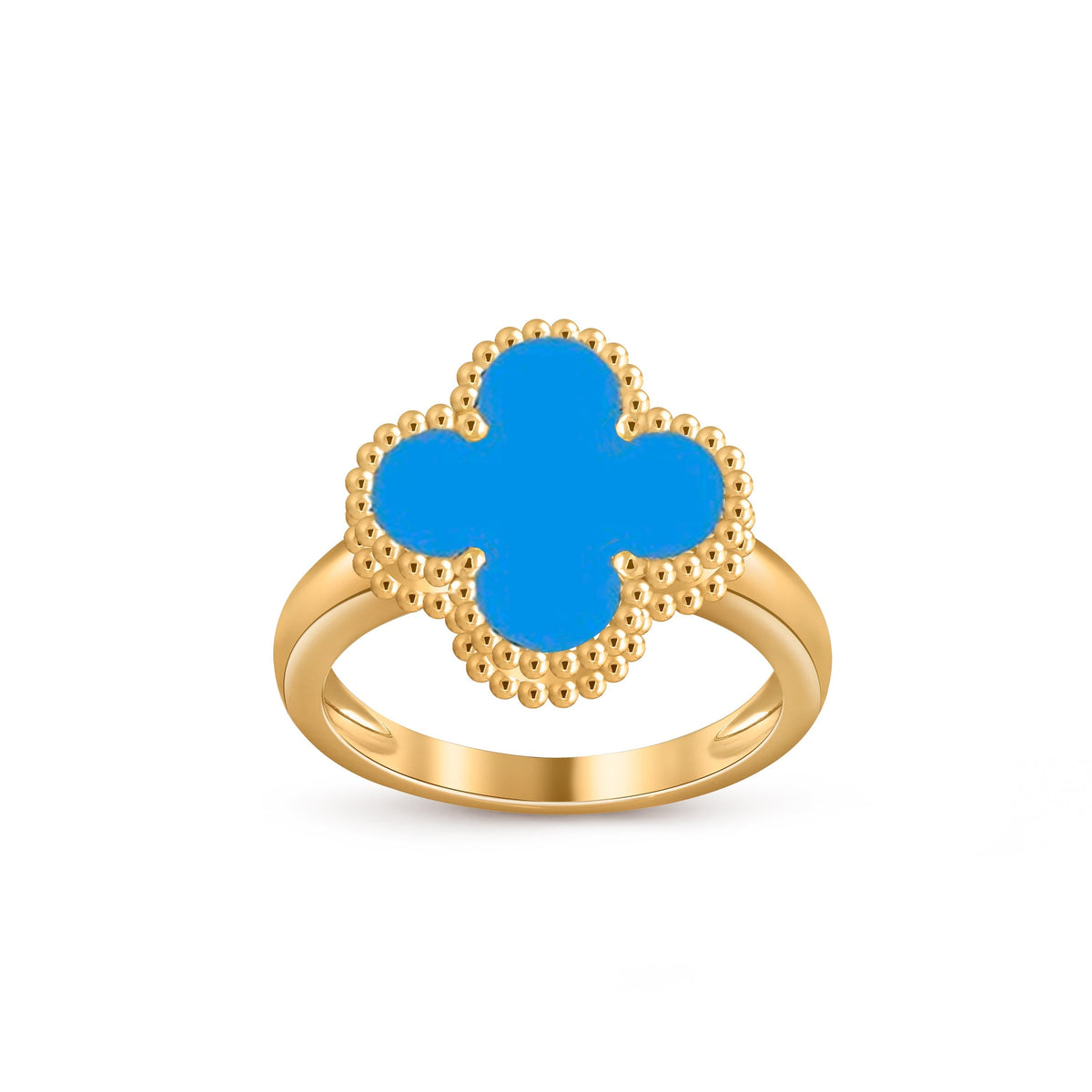 [ElanLuxe Jewelry]CLOVER RING GOLD COLLECTION