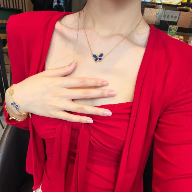 [ElanLuxe Jewelry] 2026 NEW LUCKY BUTTERFLY 1 MOTIFS NECKLACE