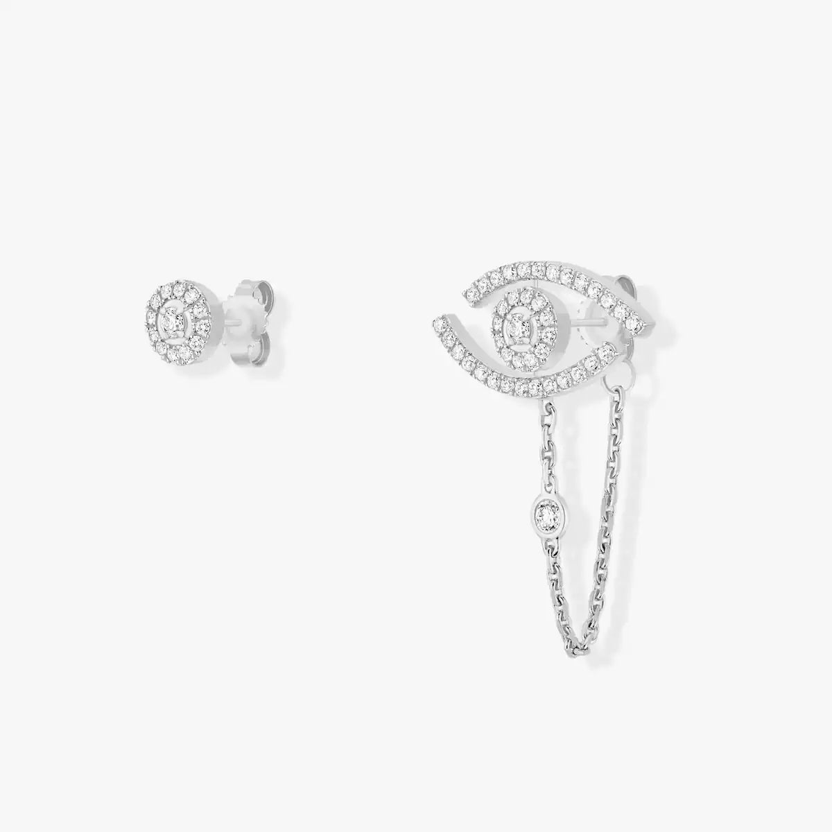 [ElanLuxe Jewelry]Lucky Eye Diamond Earrings