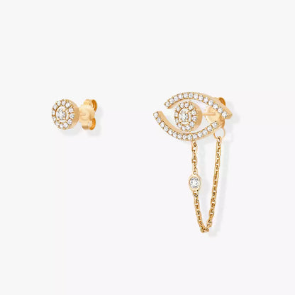 [ElanLuxe Jewelry]Lucky Eye Diamond Earrings