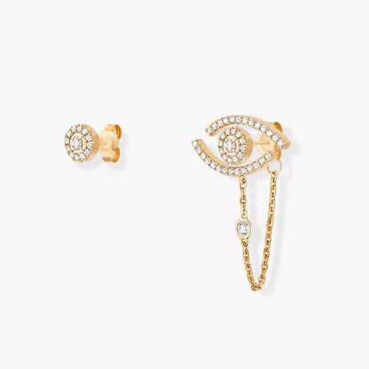 [ElanLuxe Jewelry]Lucky Eye Diamond Earrings