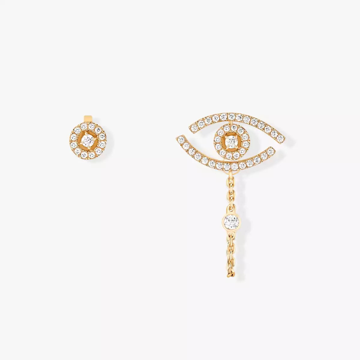[ElanLuxe Jewelry]Lucky Eye Diamond Earrings