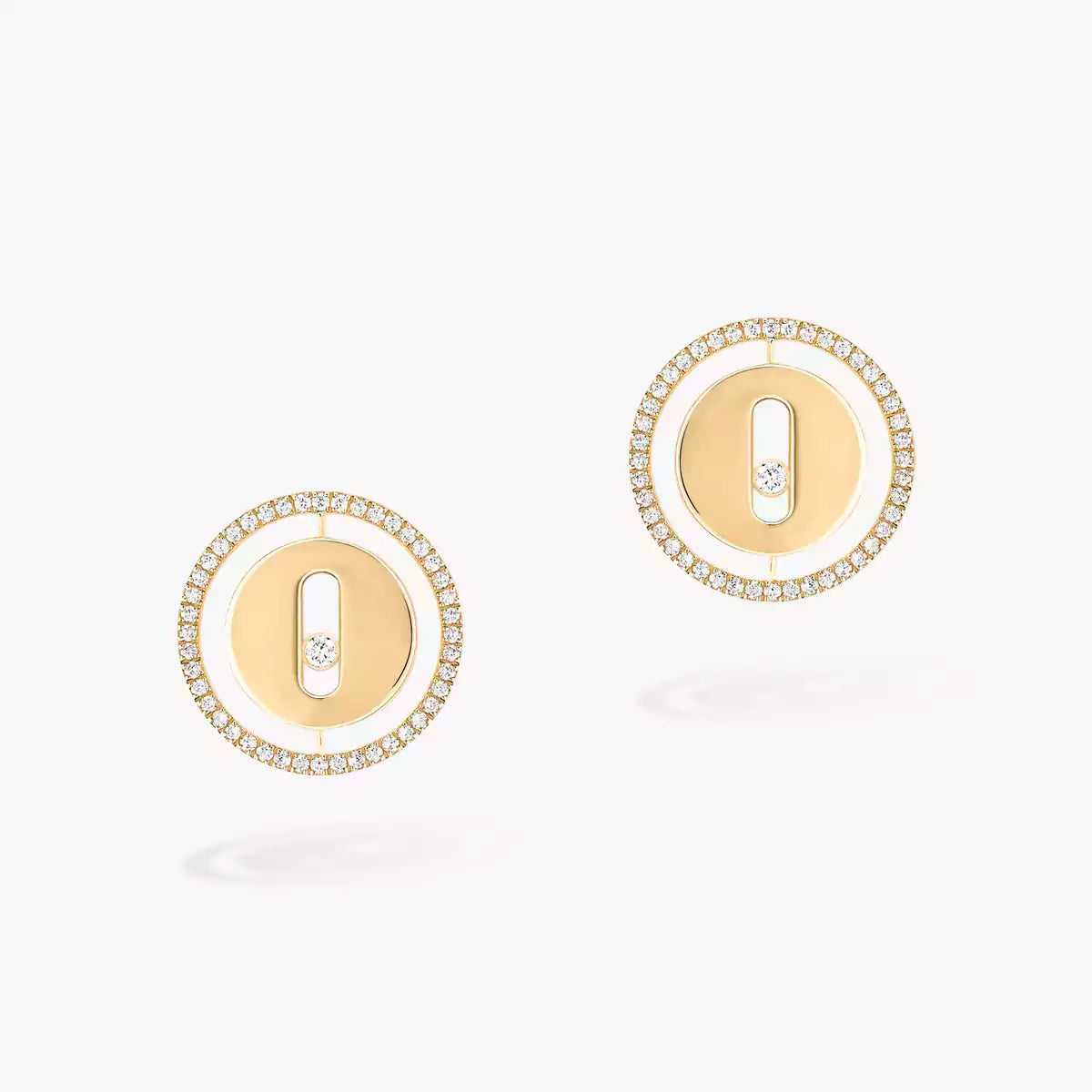 [ElanLuxe Jewelry]Lucky Move Diamond Earrings
