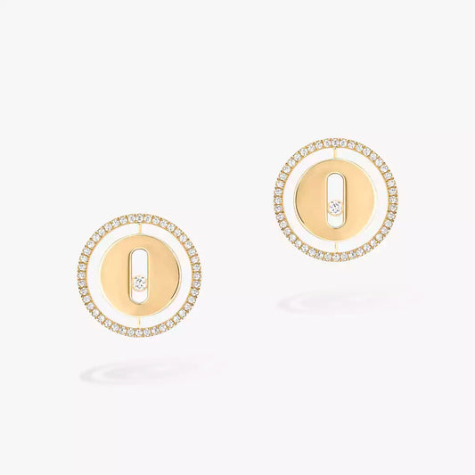 [ElanLuxe Jewelry]Lucky Move Diamond Earrings