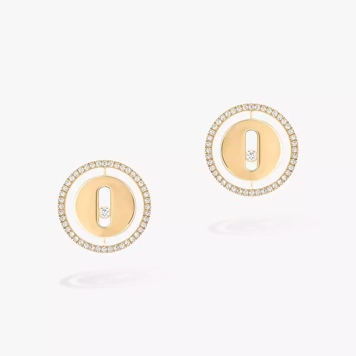 [ElanLuxe Jewelry]Lucky Move Diamond Earrings