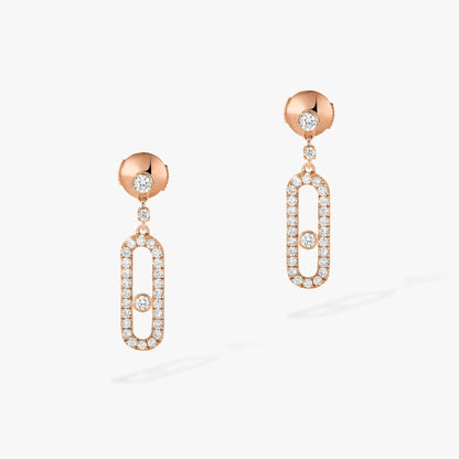 [ElanLuxe Jewelry]DORMEUSES MOVE UNO DIAMOND EARRINGS
