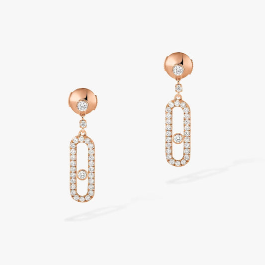 [ElanLuxe Jewelry]DORMEUSES MOVE UNO DIAMOND EARRINGS
