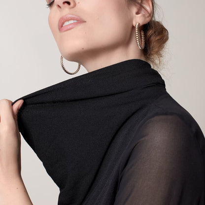[ElanLuxe Jewelry]CLASH HOOP LARGE EARRINGS