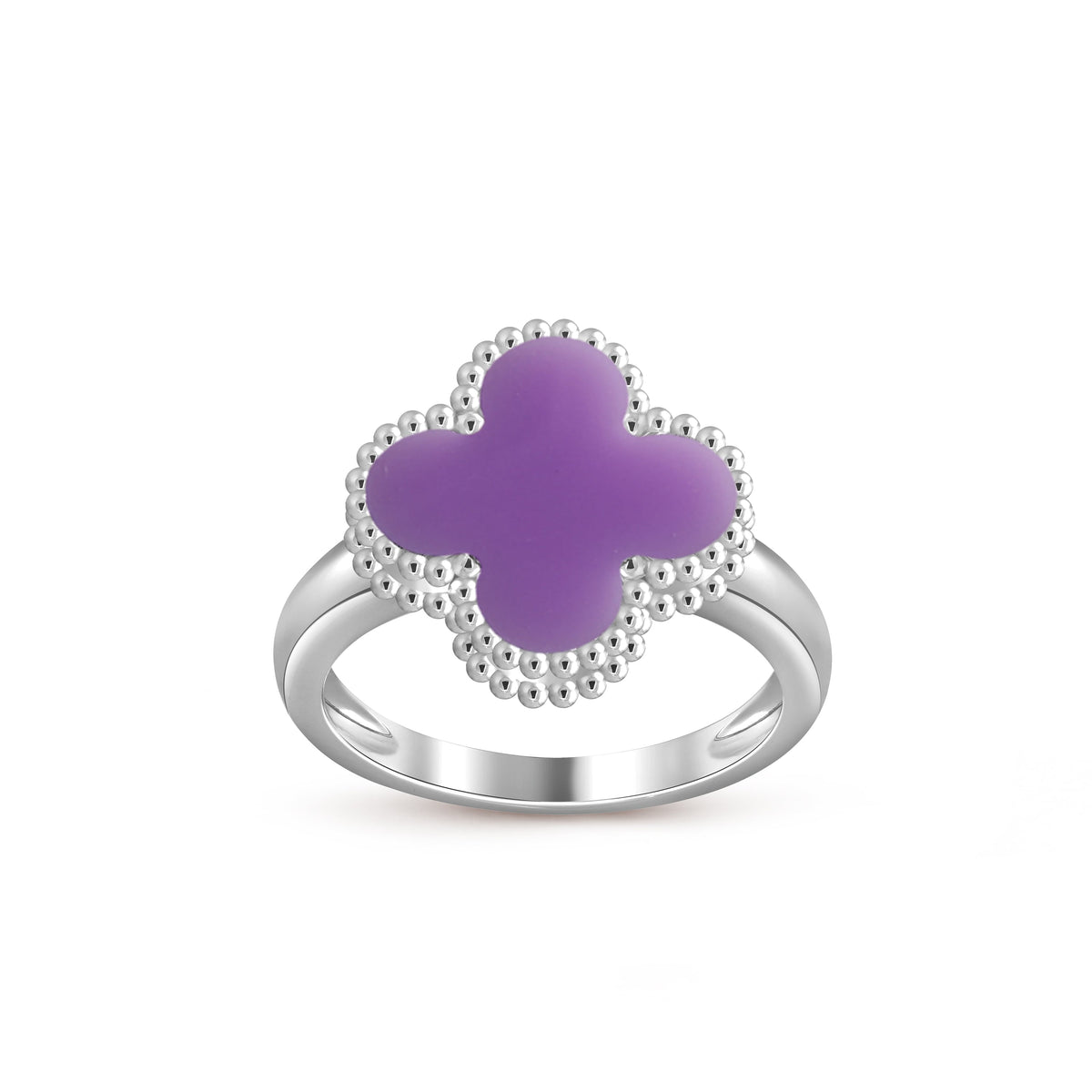[ElanLuxe Jewelry]CLOVER SILVER RING COLLECTION
