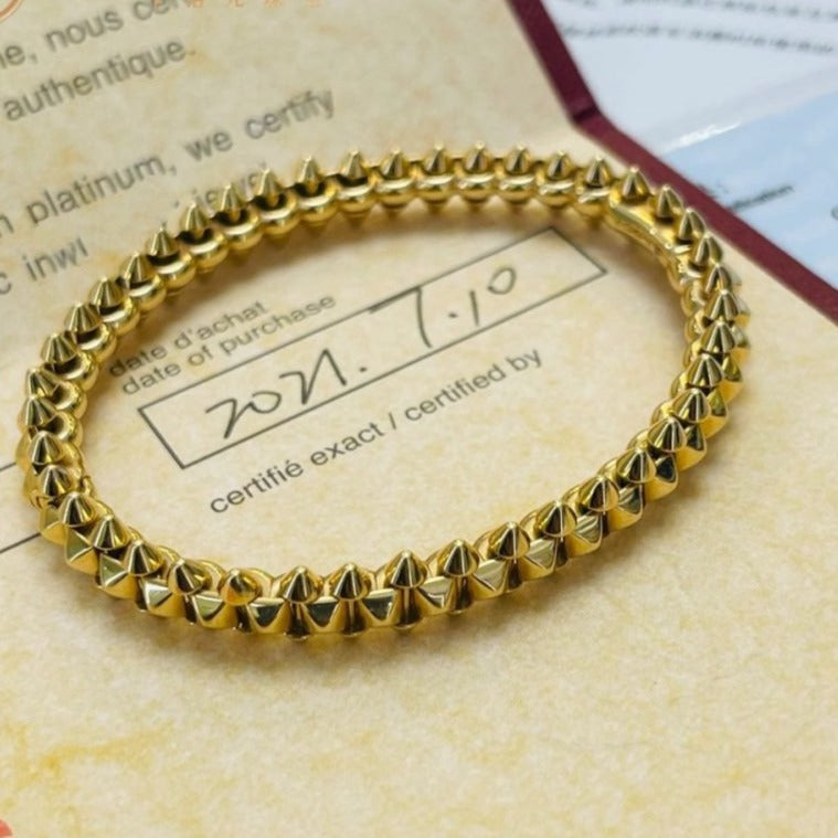 [ElanLuxe Jewelry]CLASH GOLD BRACELET