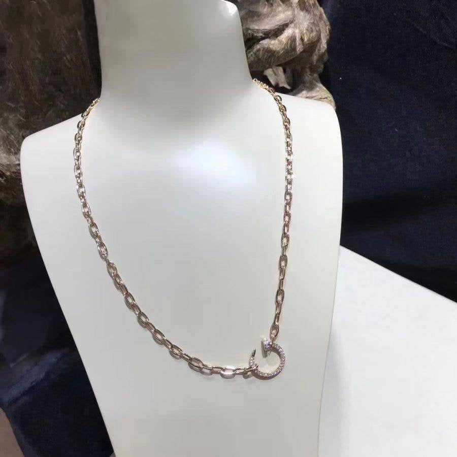 [ElanLuxe Jewelry]JUSTE NECKLACE FULL DIAMONDS
