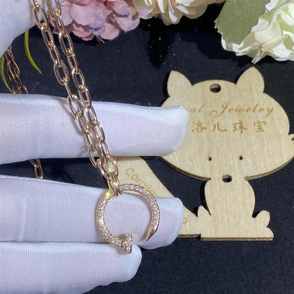 [ElanLuxe Jewelry]JUSTE NECKLACE FULL DIAMONDS