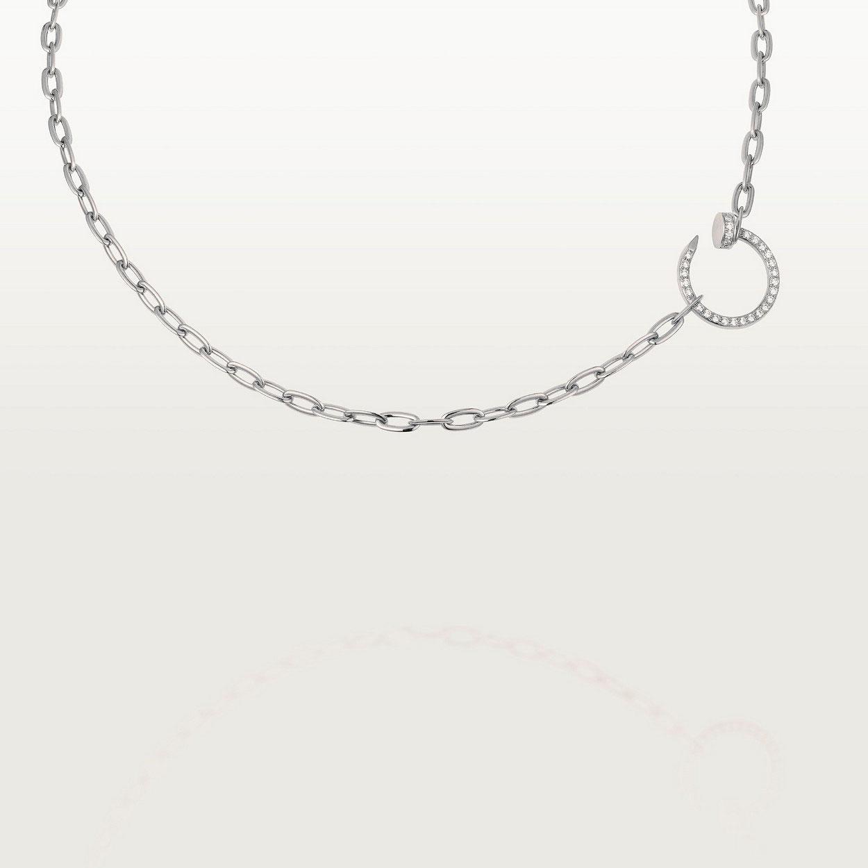 [ElanLuxe Jewelry]JUSTE NECKLACE FULL DIAMONDS
