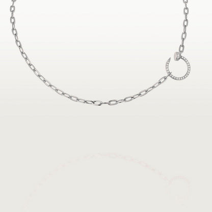 [ElanLuxe Jewelry]JUSTE NECKLACE FULL DIAMONDS