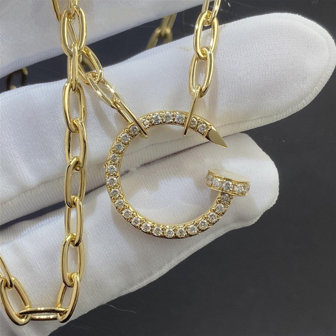 [ElanLuxe Jewelry]JUSTE NECKLACE DIAMONDS