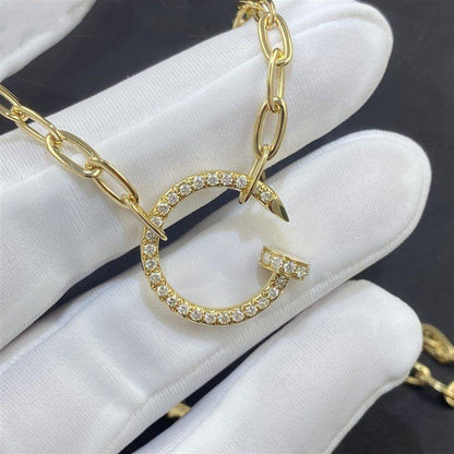 [ElanLuxe Jewelry]JUSTE NECKLACE FULL DIAMONDS