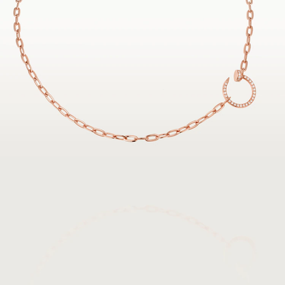 [ElanLuxe Jewelry]JUSTE NECKLACE FULL DIAMONDS